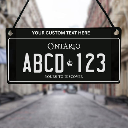 Manitoba Canada License Plate Car Hanger Car Accessory - Harkak Creative