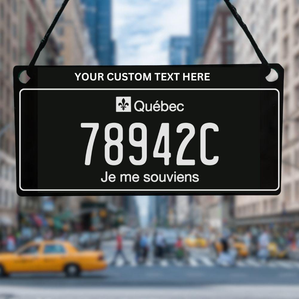 Manitoba Canada License Plate Car Hanger Car Accessory - Harkak Creative