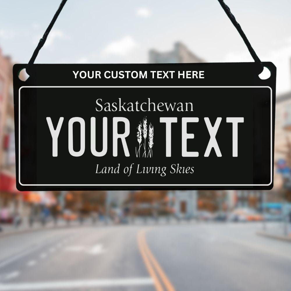 Manitoba Canada License Plate Car Hanger Car Accessory - Harkak Creative