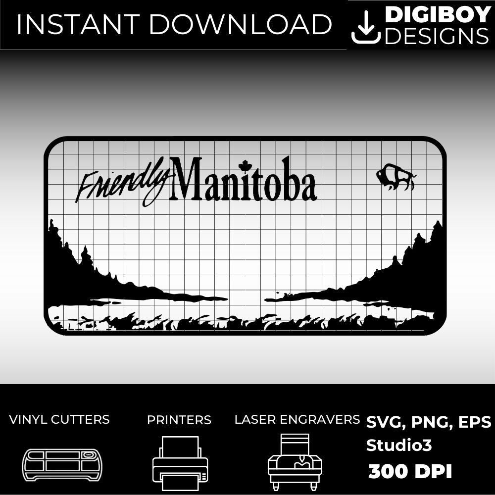 Manitoba License Plate File - Harkak Creative