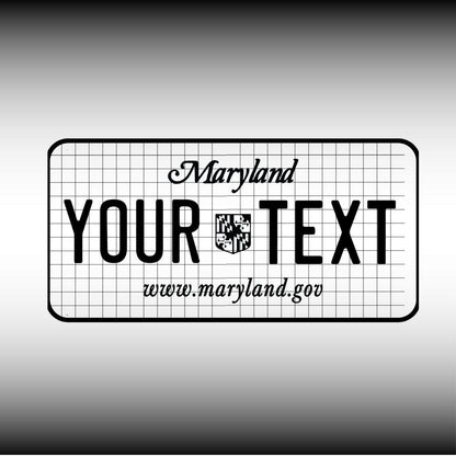 Maryland License Plate File - Harkak Creative