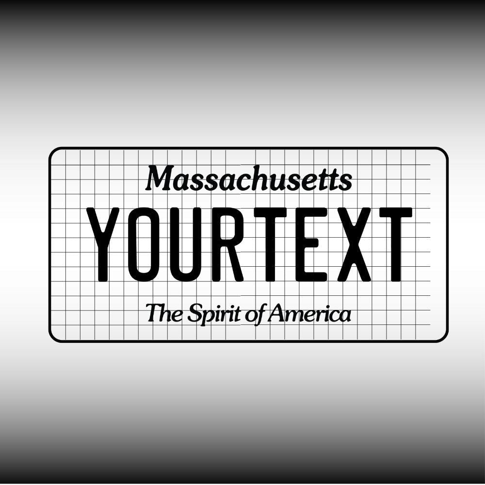 Massachusetts License Plate File - Harkak Creative