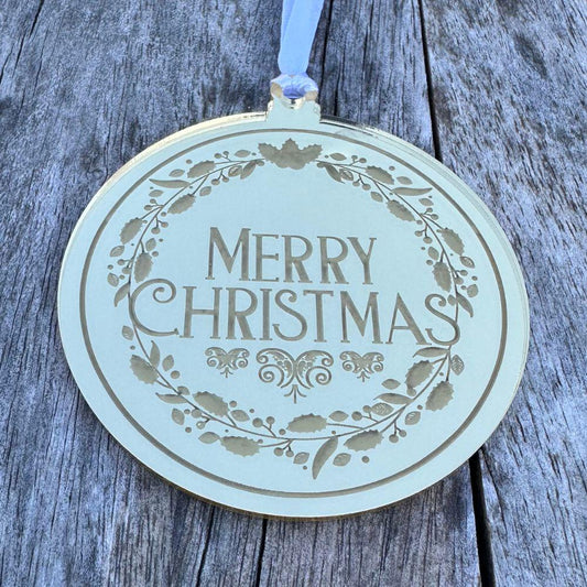 Merry Christmas Custom Ornaments - Harkak Creative