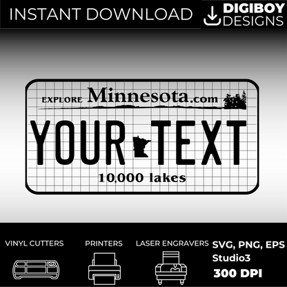 Minnesota License Plate File - Harkak Creative