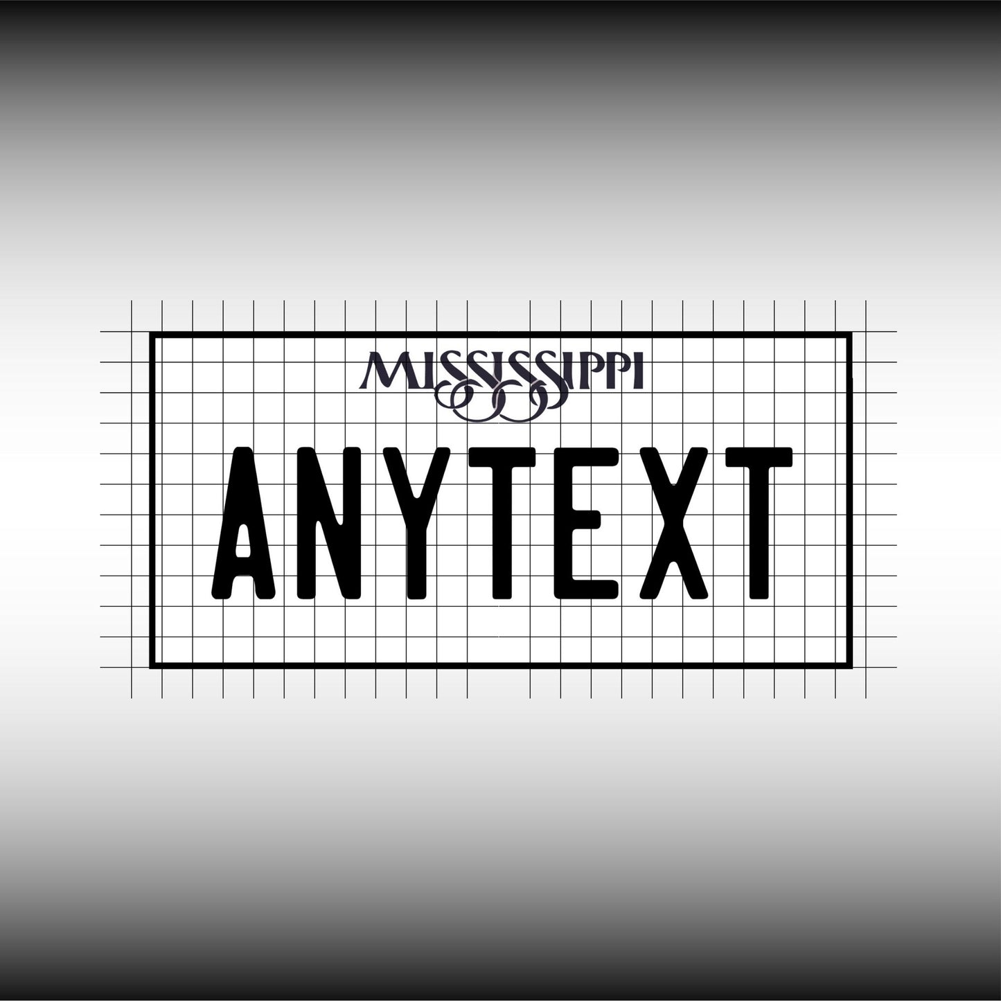 Mississippi USA License Plate File