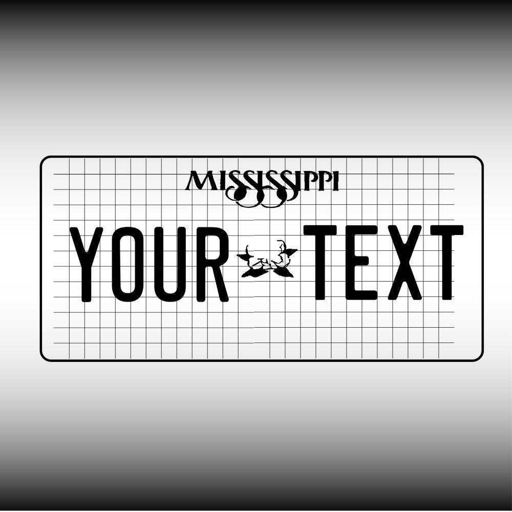 Mississippi License Plate File - Harkak Creative