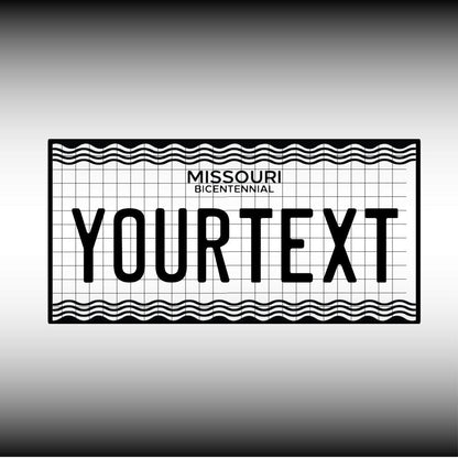 Missouri License Plate File - Harkak Creative