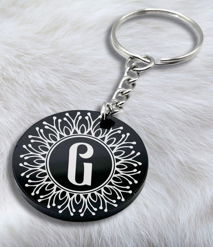 Monogram Keychains: Stylish Initial Accessories - Harkak Creative