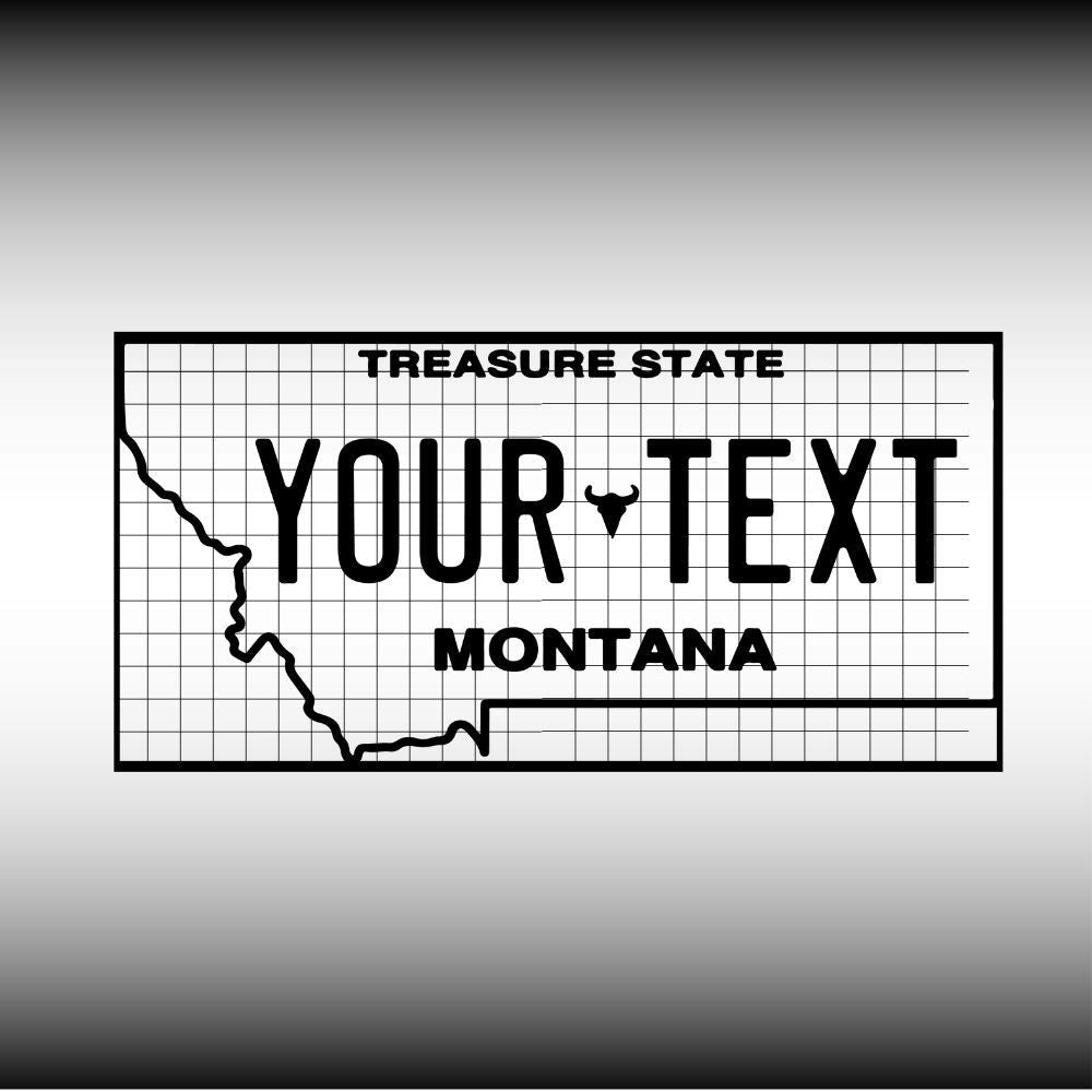 Montana License Plate File - Harkak Creative