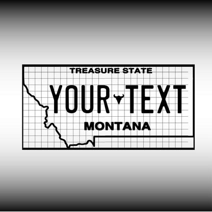 Montana License Plate File - Harkak Creative