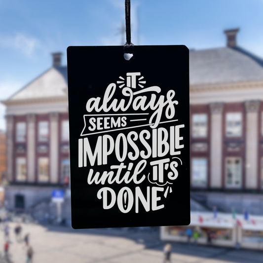 Motivational Quote Car Hangings - Harkak Creative