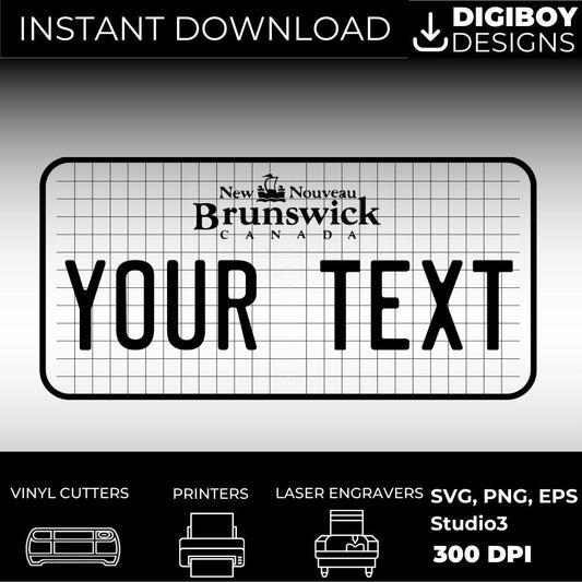 New Brunswick License Plate File - Harkak Creative