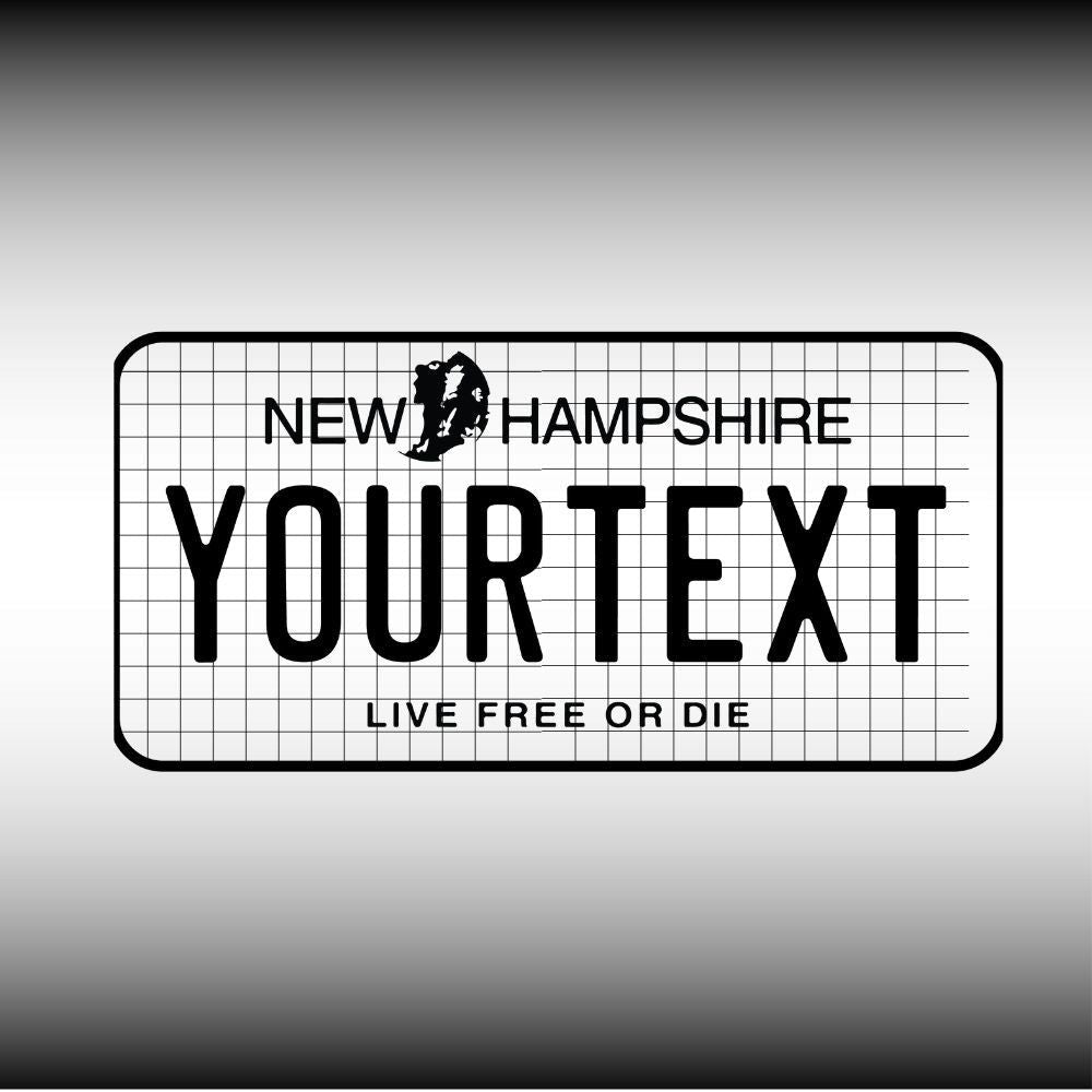 New Hampshire License Plate File - Harkak Creative