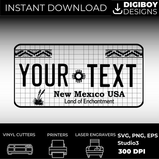 New Mexico License Plate File - Harkak Creative