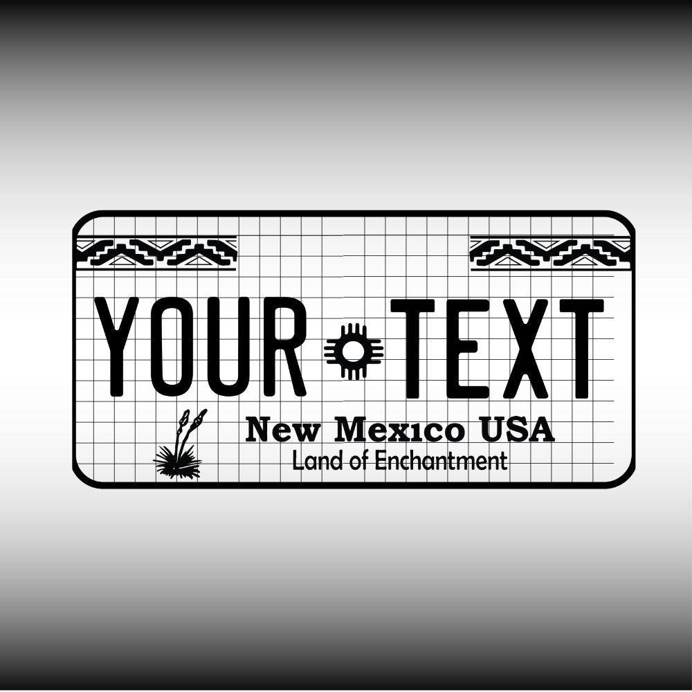 New Mexico License Plate File - Harkak Creative