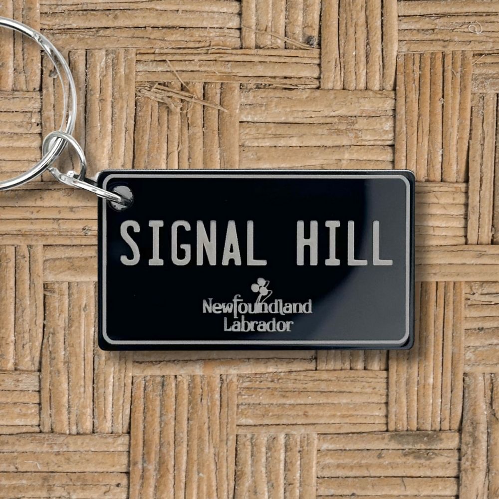Newfoundland and Labrador License plate keychain souvenir tags - Harkak Creative