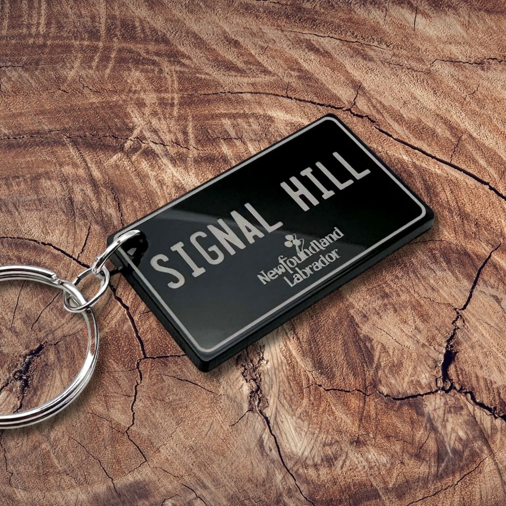 Newfoundland and Labrador License plate keychain souvenir tags - Harkak Creative
