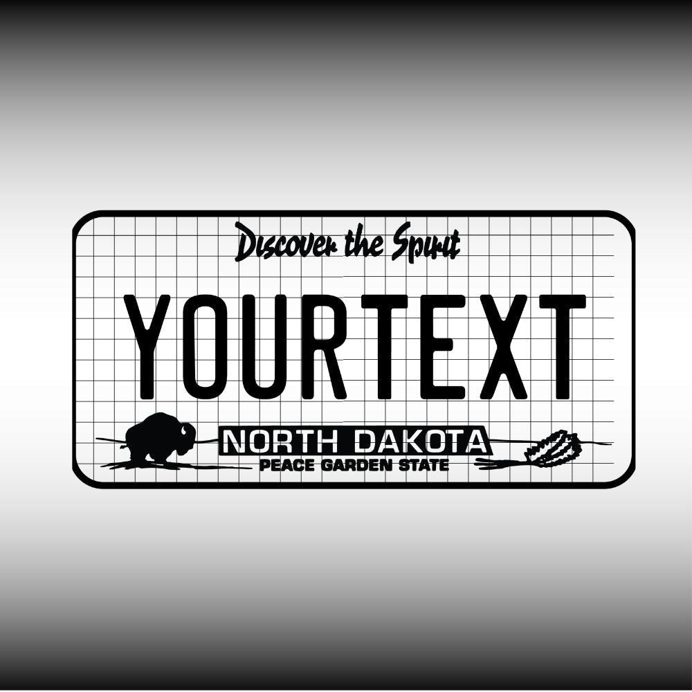 North Dakota License Plate File - Harkak Creative