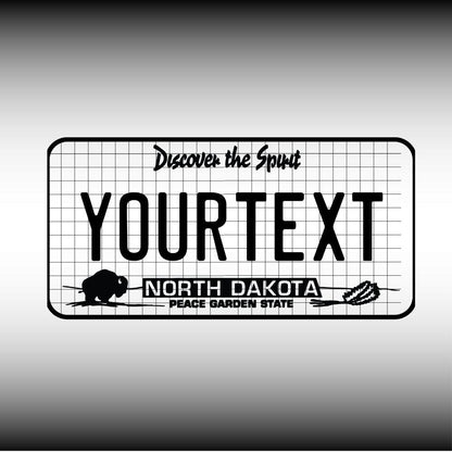 North Dakota License Plate File - Harkak Creative