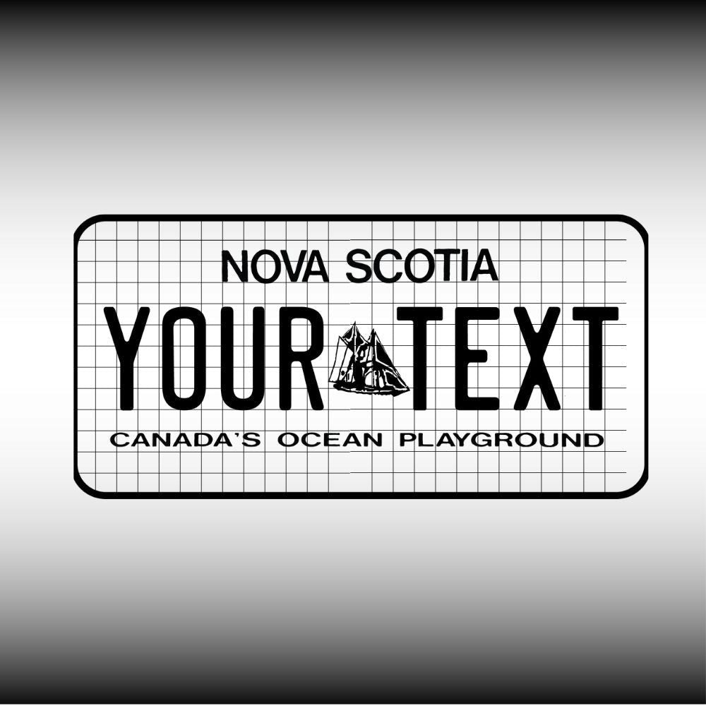 Nova Scotia License Plate File - Harkak Creative