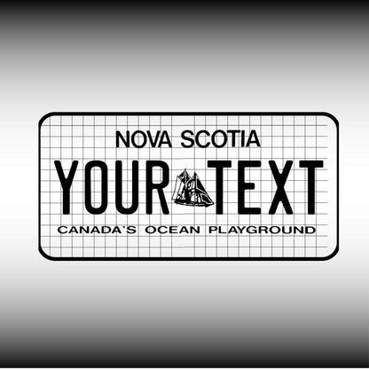 Nova Scotia License Plate File - Harkak Creative