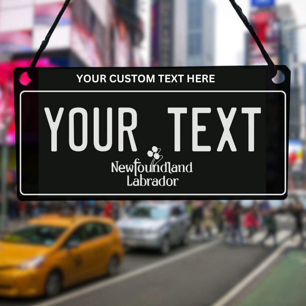 Nunavut Canada License Plate Car Hanger Car Accessory - Harkak Creative