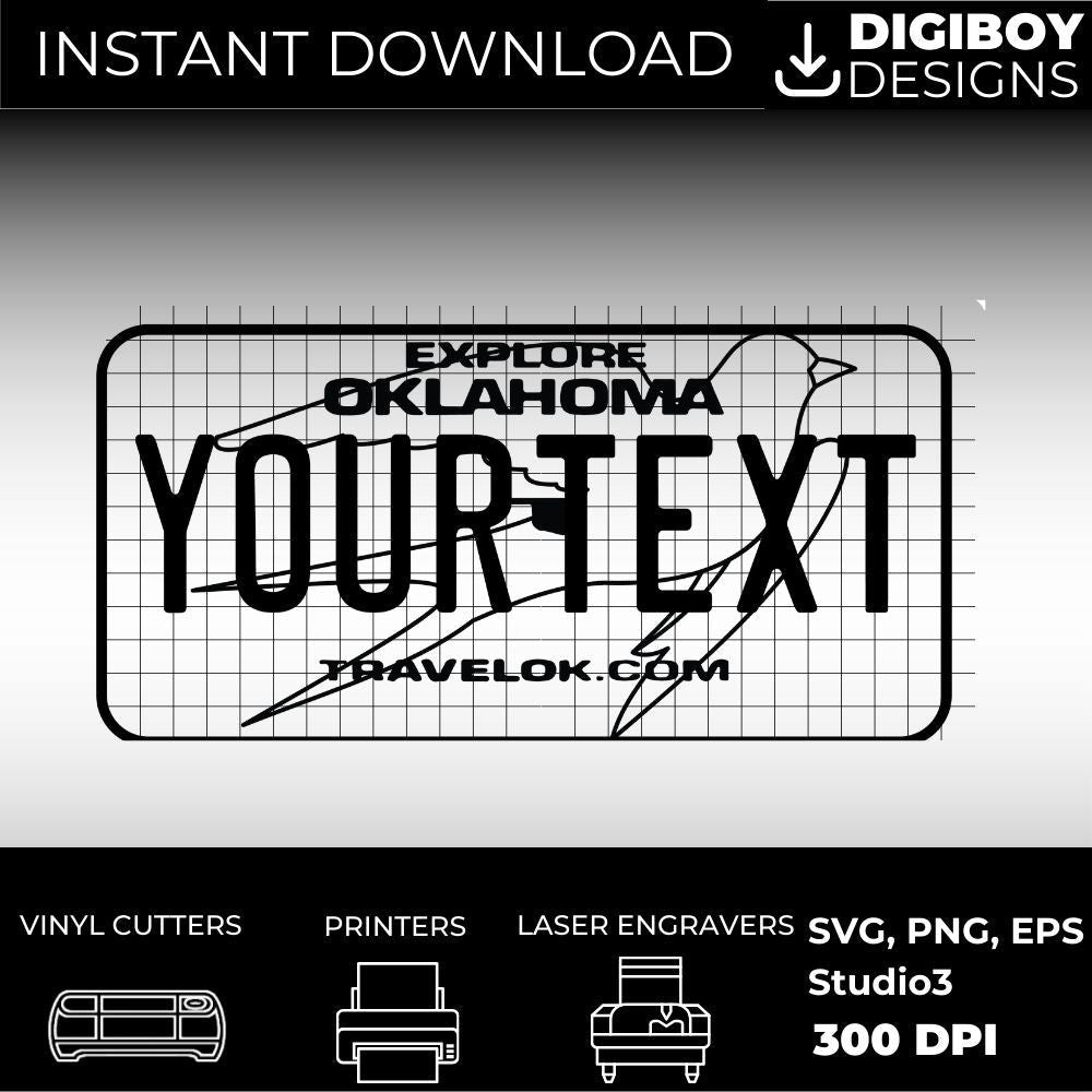 Oklahoma License Plate File - Harkak Creative