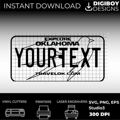 Oklahoma License Plate File - Harkak Creative