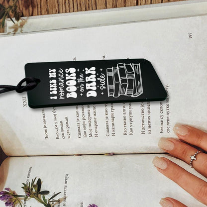 One More Chapter Acrylic Bookmark - Harkak Creative