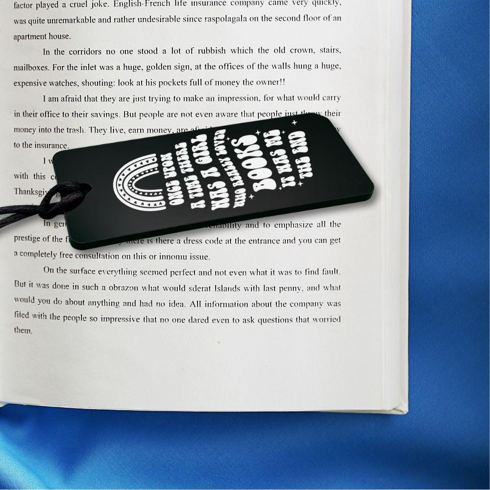 One More Chapter Acrylic Bookmark - Harkak Creative