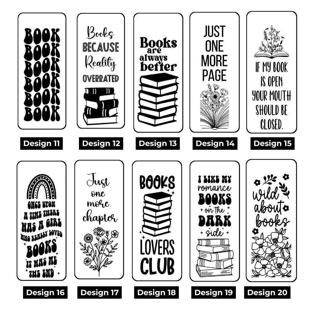 One More Chapter Acrylic Bookmark - Harkak Creative