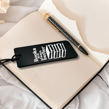 One More Chapter Acrylic Bookmark - Harkak Creative