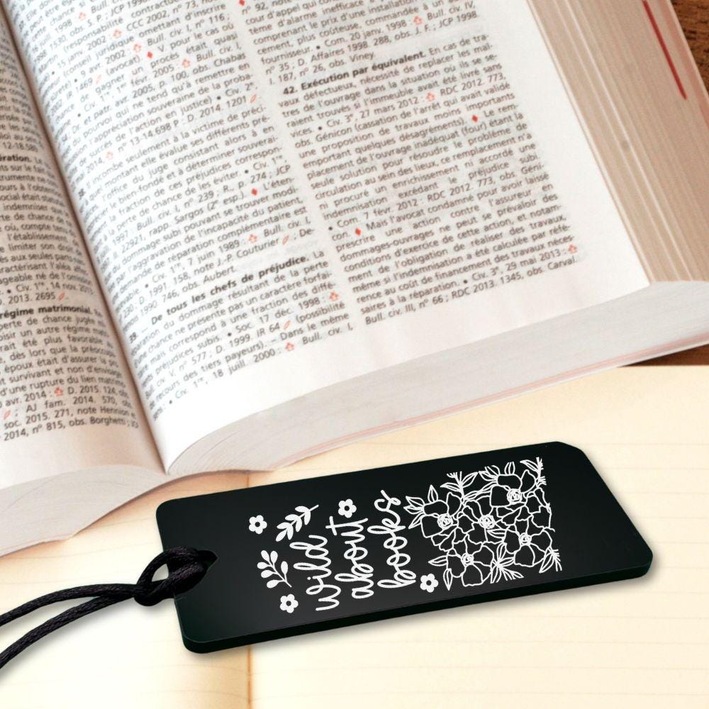 One More Chapter Acrylic Bookmark - Harkak Creative
