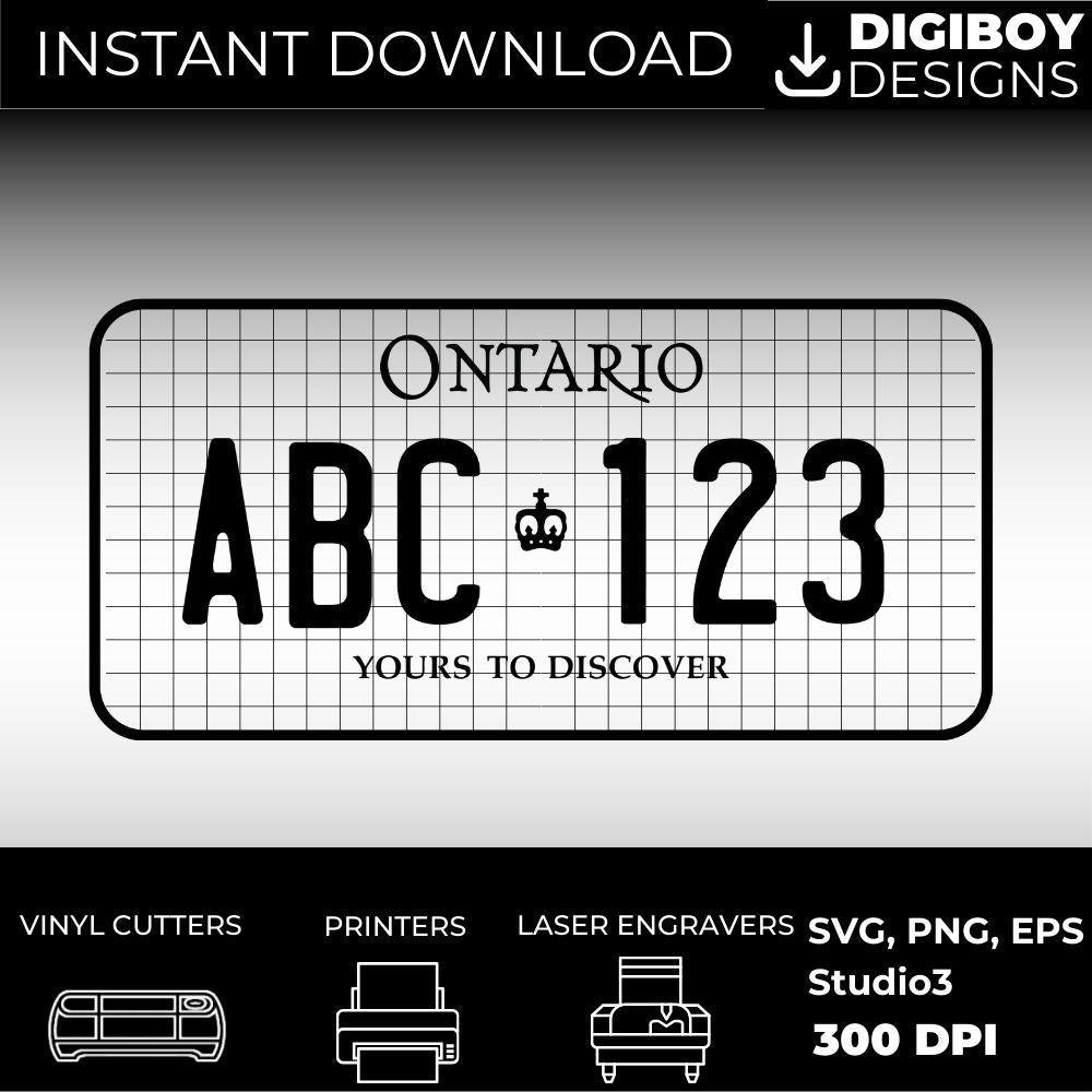 Ontario License Plate File - Harkak Creative