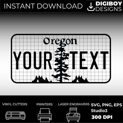 Oregon License Plate File - Harkak Creative