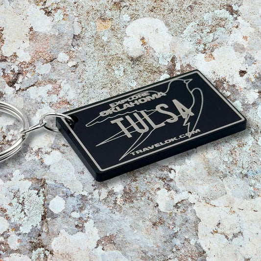 Oregon License plate keychain souvenir tags - Harkak Creative