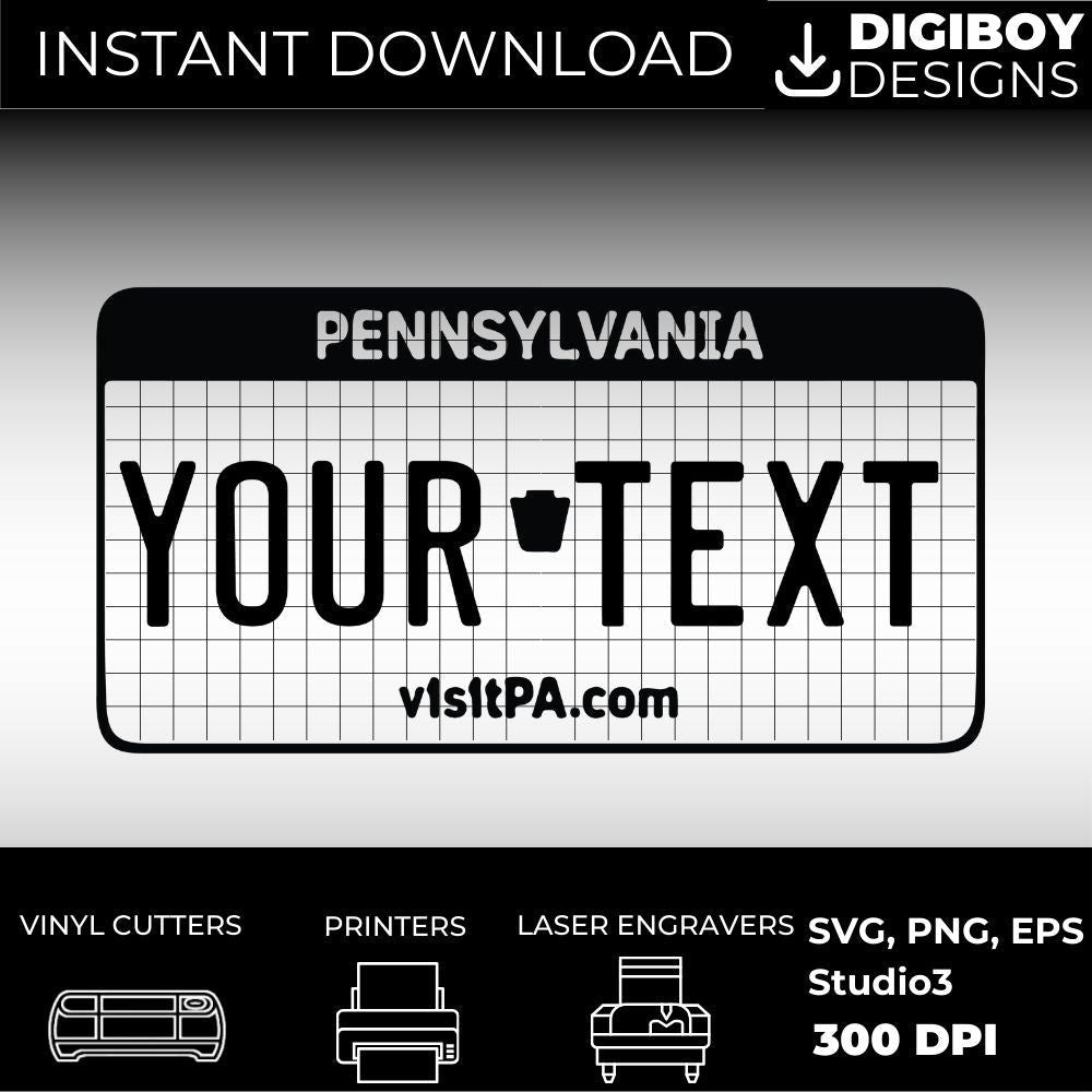 Pennsylvania License Plate File - Harkak Creative