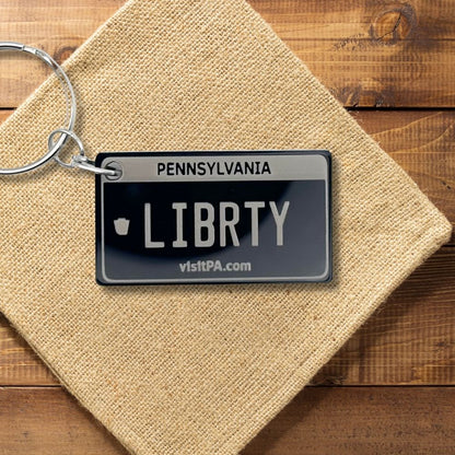 Pennsylvania License plate keychain souvenir tags - Harkak Creative