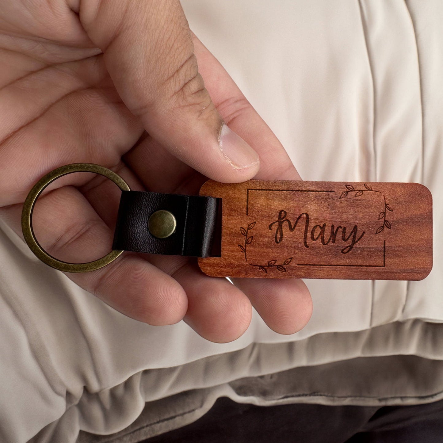 Personalized Engraved keychain - Harkak Creative