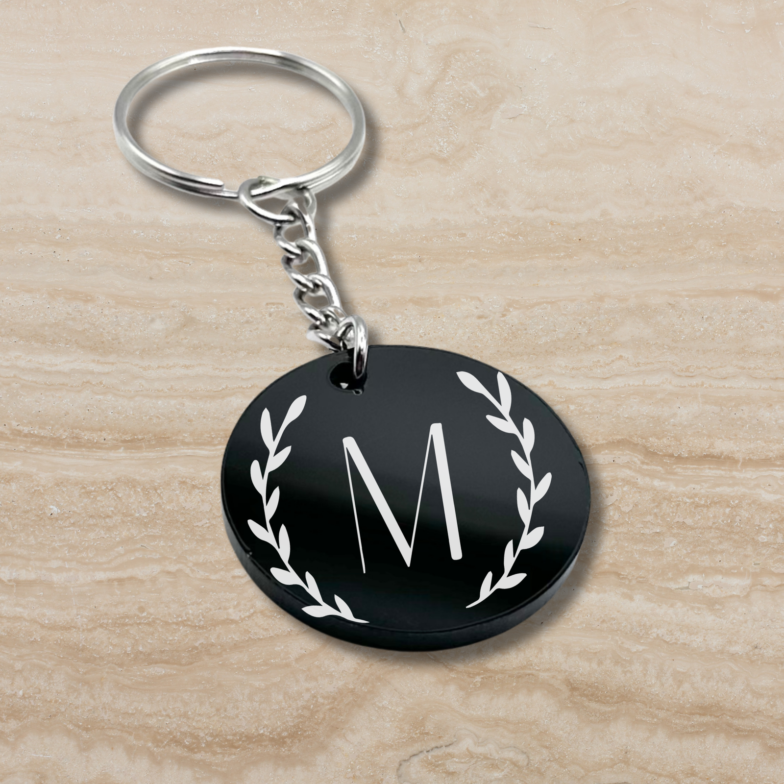 Personalized Initial Keychains: Custom Letter Charms - Harkak Creative