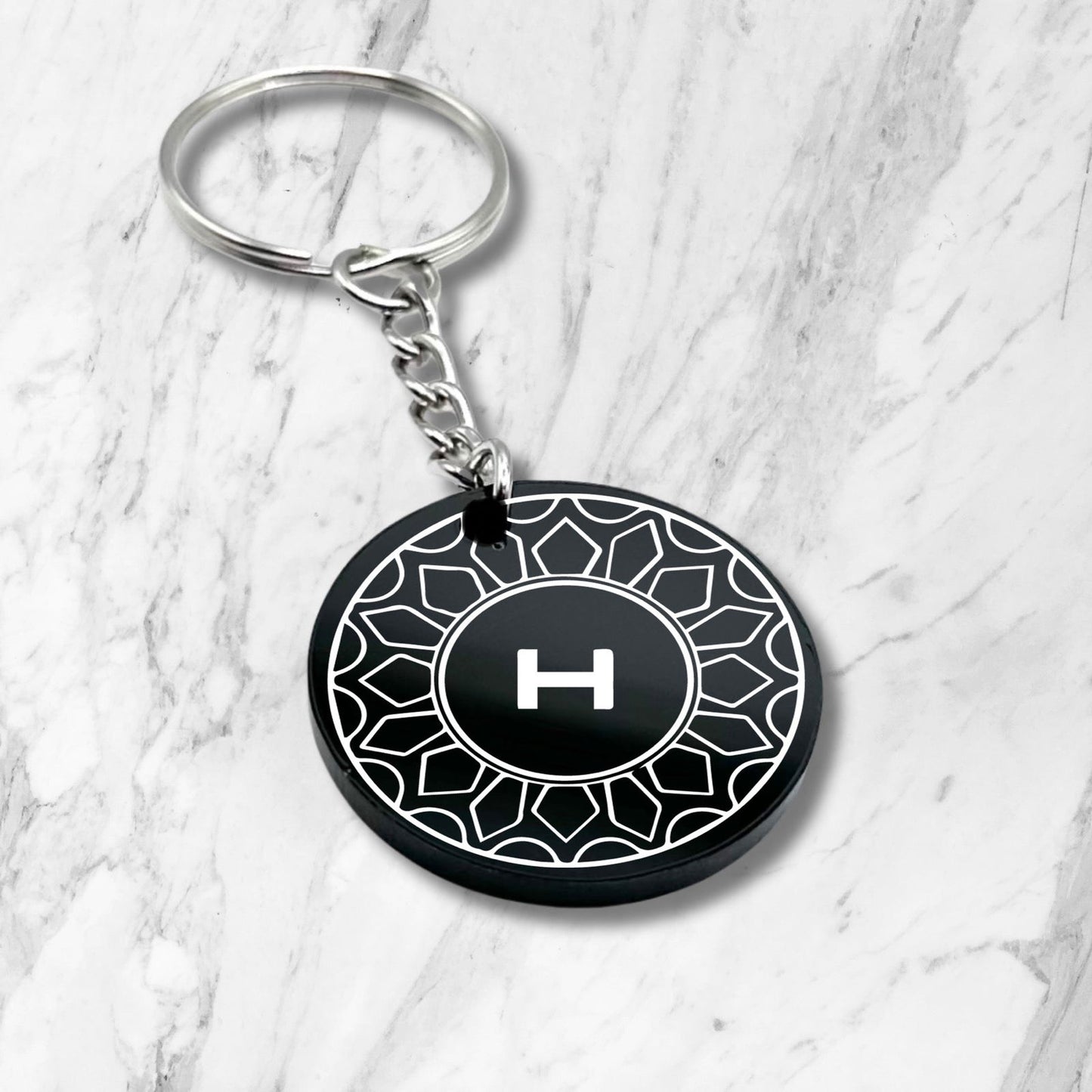 Personalized Initial Keychains: Custom Letter Charms - Harkak Creative