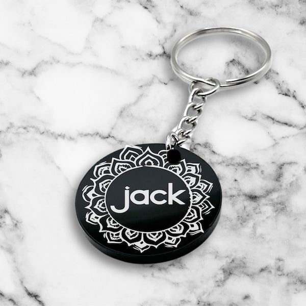 Personalized Initial Keychains: Custom Letter Charms - Harkak Creative