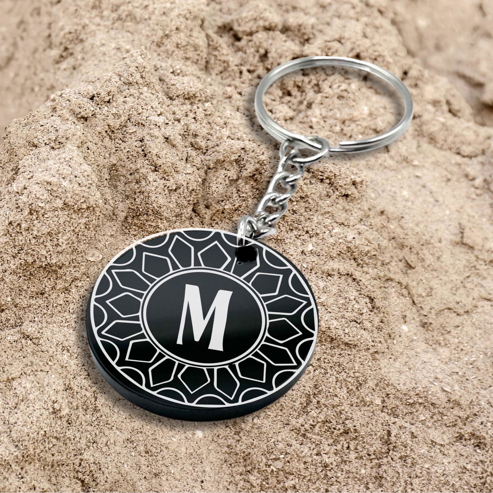 Personalized Initial Keychains: Custom Letter Charms - Harkak Creative
