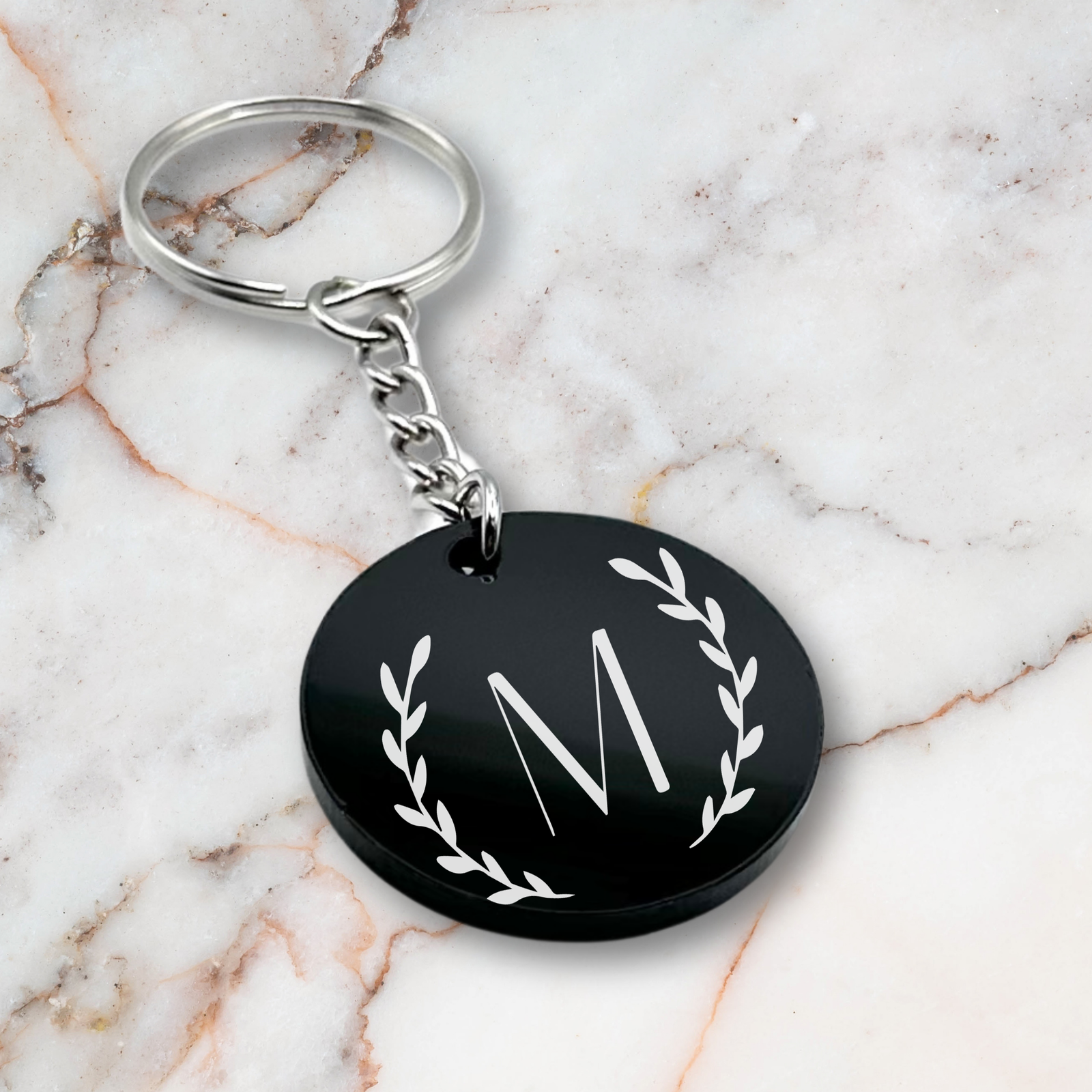 Personalized Initial Keychains: Custom Letter Charms - Harkak Creative