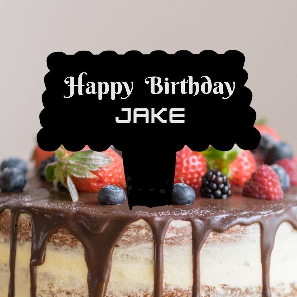 Personalized Sweet 16 Cake Topper - Harkak Creative