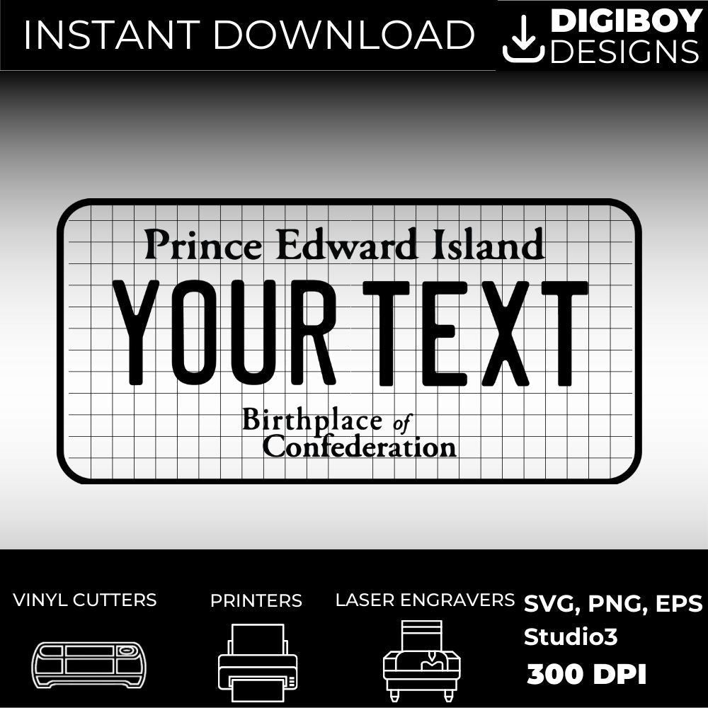 Prince Edward Island License Plate File - Harkak Creative