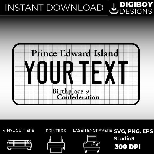 Prince Edward Island License Plate File - Harkak Creative