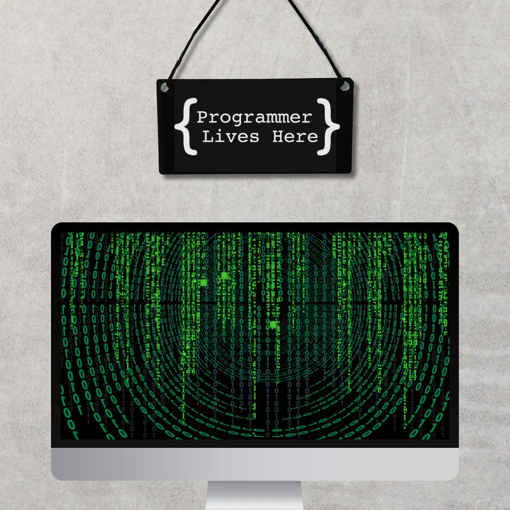 Programmers and Coders Room Sign - Harkak Creative