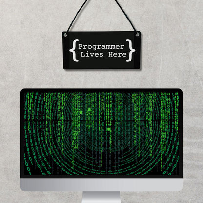 Programmers and Coders Room Sign - Harkak Creative