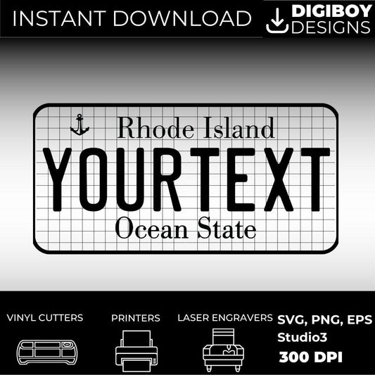 Rhode Island License Plate File - Harkak Creative